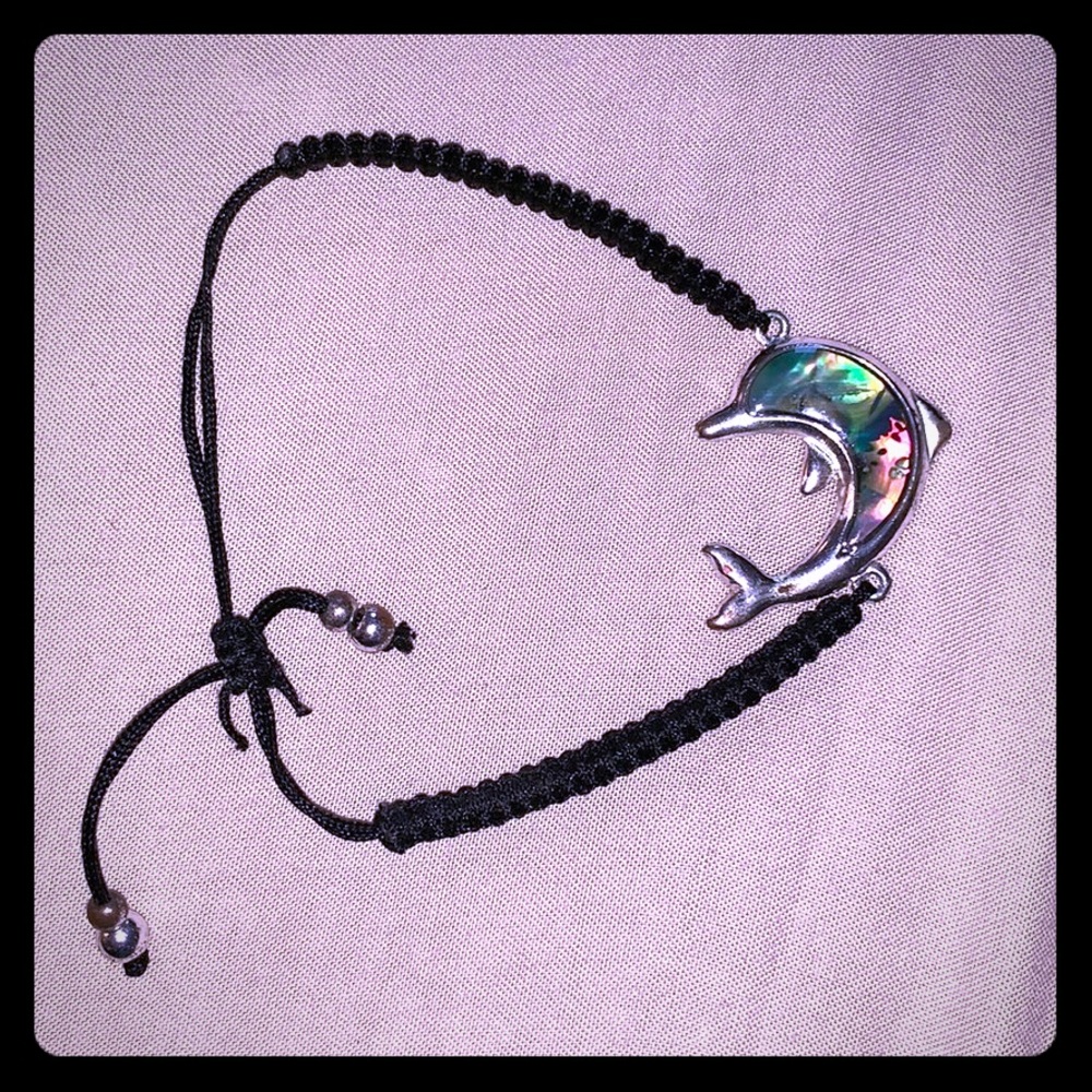 Adjustable dolphin bracelet